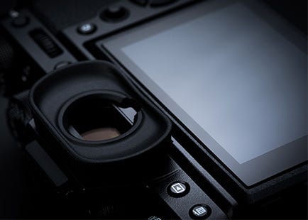Larger, clearer viewfinder